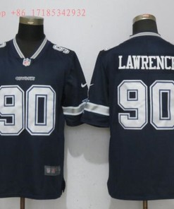 Dallas Cowboys Demarcus Lawrence #90 2020 Nfl Blue Jersey Jersey