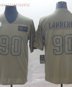 Dallas Cowboys Demarcus Lawrence #90 2020 Nfl Grey Jersey Jersey