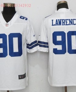 Dallas Cowboys Demarcus Lawrence #90 2020 Nfl White Jersey Jersey