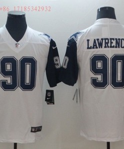 Dallas Cowboys Demarcus Lawrence #90 2020 Nfl White Jersey Jersey
