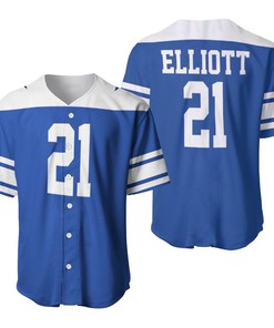 Dallas Cowboys Ezekiel Elliott #21 Nfl American Football Dak Royal Rivalry Throwback 3d Designed Allover Gift For Cowboys Fans Baseball Jersey