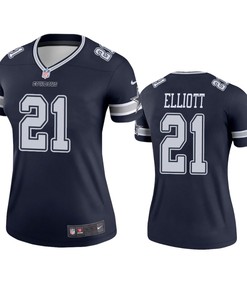 Dallas Cowboys Ezekiel Elliott Navy Legend Jersey