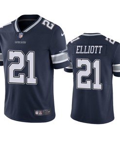Dallas Cowboys Ezekiel Elliott Navy Vapor Untouchable Limited Jersey