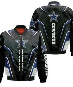 Dallas Cowboys Football Fan 3D Jersey Bomber Jacket