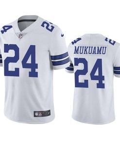 Dallas Cowboys Israel Mukuamu 24 White Vapor Limited Jersey - Men's