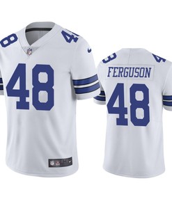 Dallas Cowboys Jake Ferguson 48 White Vapor Limited Jersey