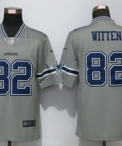 Dallas Cowboys Jason Witten #82 2020 Nfl Grey Jersey Jersey