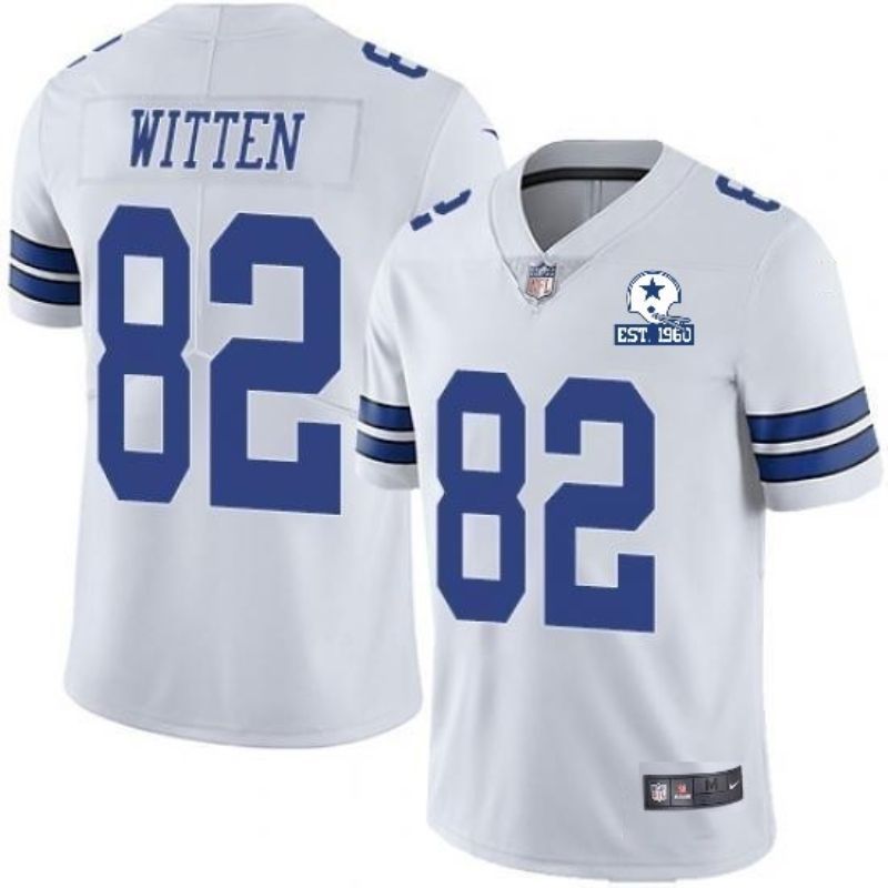 Dallas Cowboys Jason Witten #82 Nfl 2020 White Jersey