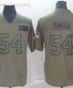Dallas Cowboys Jaylon Smith #54 2020 Nfl Grey Jersey Jersey