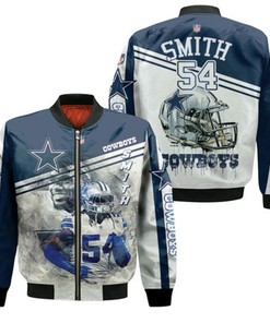 Dallas Cowboys Jaylon Smith 54 3D Bomber Jacket Model 1625
