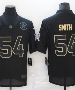 Dallas Cowboys Jaylon Smith #54 Nfl 2020 Black Jersey