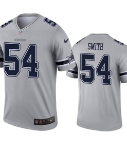 Dallas Cowboys Jaylon Smith Gray Inverted Legend Jersey
