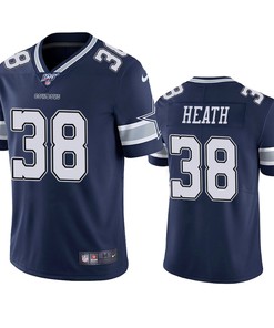 Dallas Cowboys Jeff Heath Navy 100th Season Vapor Limited Jersey