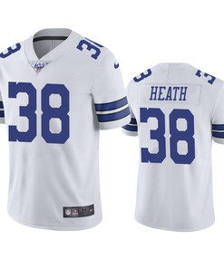 Dallas Cowboys Jeff Heath White 100th Season Vapor Limited Jersey