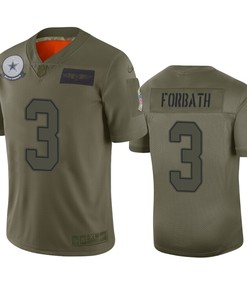 Dallas Cowboys Kai Forbath Olive 2019 Salute To Service Limited Jersey