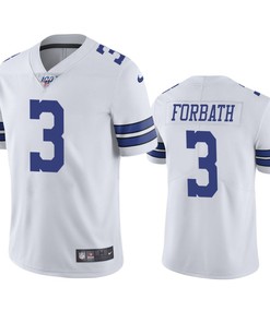 Dallas Cowboys Kai Forbath White 100th Season Vapor Limited Jersey
