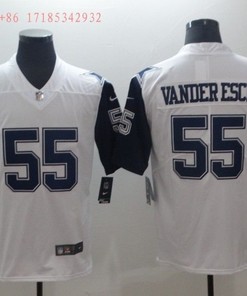 Dallas Cowboys Leighton Vander Esch #55 2020 Nfl White Jersey Jersey