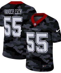 Dallas Cowboys Leighton Vander Esch #55 Nfl 2020 Camo Black Jersey