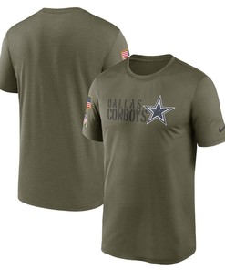 Dallas Cowboys Men 2022 Salute to Service Legend Team T-Shirt - Olive