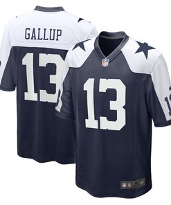 Dallas Cowboys Michael Gallup 13 Navy Alternate Game Men Jersey Jersey