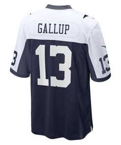 Dallas Cowboys Michael Gallup 13 Navy Alternate Game Men Jersey Jersey