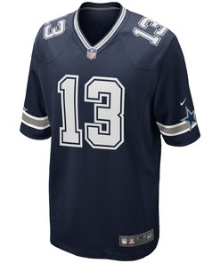 Dallas Cowboys Michael Gallup 13 Navy Game Men Jersey Jersey