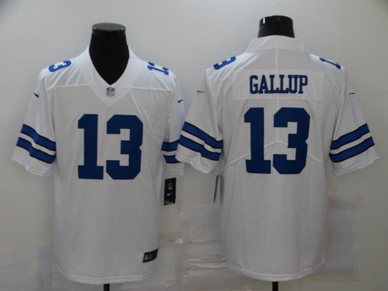 Dallas Cowboys Michael Gallup #13 Nfl 2020 White Jersey