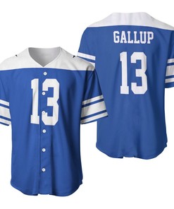 Dallas Cowboys Michael Gallup #13 Nfl American Football Dak Royal Rivalry Throwback 3d Designed Allover Gift For Cowboys Fans Baseball Jersey