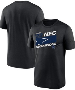 Dallas Cowboys NFC Champions Iconic Black Men T-Shirt