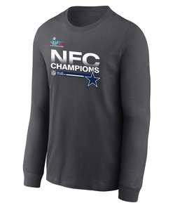 Dallas Cowboys NFC Champions Locker Room Trophy Collection Dark Heather Sweatshirt