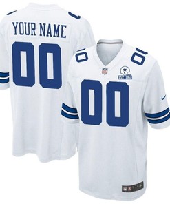 Dallas Cowboys Nfl 2020 Personalized Custom White Custom Jersey
