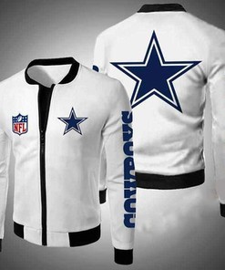 Dallas Cowboys Nfl Bomber Jacket Size S-5XL