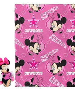 Dallas Cowboys Northwest x Disney Minnie Mouse Blanket for Fans