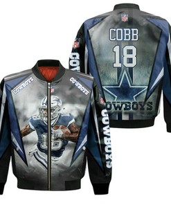 Dallas Cowboys Randall Cobb 18 3D Bomber Jacket Model 1669