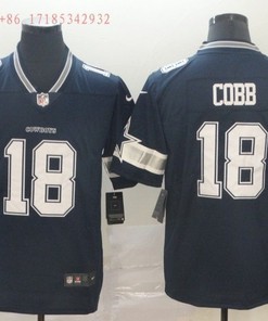 Dallas Cowboys Randall Cobb Ii #18 2020 Nfl Black Jersey Jersey