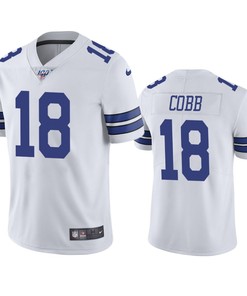 Dallas Cowboys Randall Cobb White 100th Season Vapor Limited Jersey