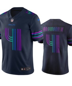 Dallas Cowboys Reggie Robinson Ii Navy City Edition Vapor Limited Jersey