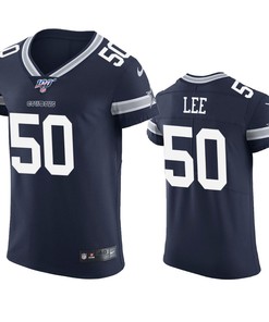 Dallas Cowboys Sean Lee Navy 100th Season Vapor Elite Jersey
