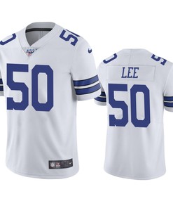 Dallas Cowboys Sean Lee White 100th Season Vapor Limited Jersey