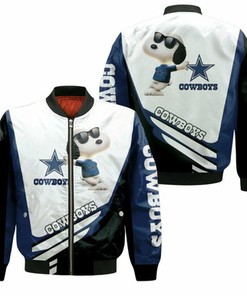 Dallas Cowboys Snoopy Fan 3D Bomber Jacket Model 1679