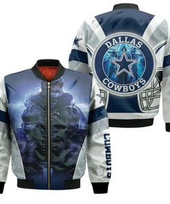 Dallas Cowboys Super Bowl 2021 Nfc East Division Champions Bomber Jacket Model 1683