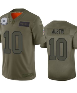 Dallas Cowboys Tavon Austin Camo 2019 Salute To Service Limited Jersey
