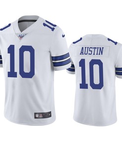 Dallas Cowboys Tavon Austin White 100th Season Vapor Limited Jersey