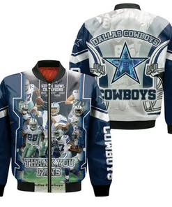 Dallas Cowboys Thank You Fans Nfc East Division Super Bowl 2021 Bomber Jacket Model 1689