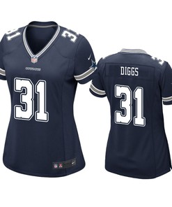 Dallas Cowboys Trevon Diggs Navy 2020 Nfl Draft Game Jersey