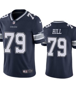 Dallas Cowboys Trysten Hill 2019 Nfl Draft Navy Vapor Limited Jersey