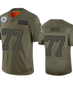 Dallas Cowboys Tyron Smith Camo 2019 Salute To Service Limited Jersey