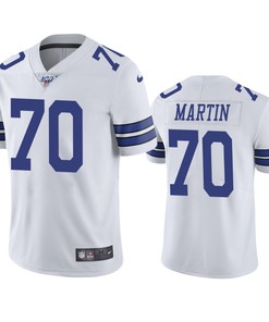 Dallas Cowboys Zack Martin White 100th Season Vapor Limited Jersey