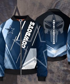 Dallas Cowboys bomber jacket Print 3D Model 8
