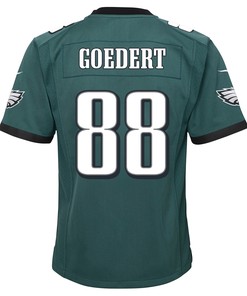 Dallas Goedert 88 Philadelphia Eagles Super Bowl LVII Champions 2 Stars 2 Stars Youth Game Jersey - Black